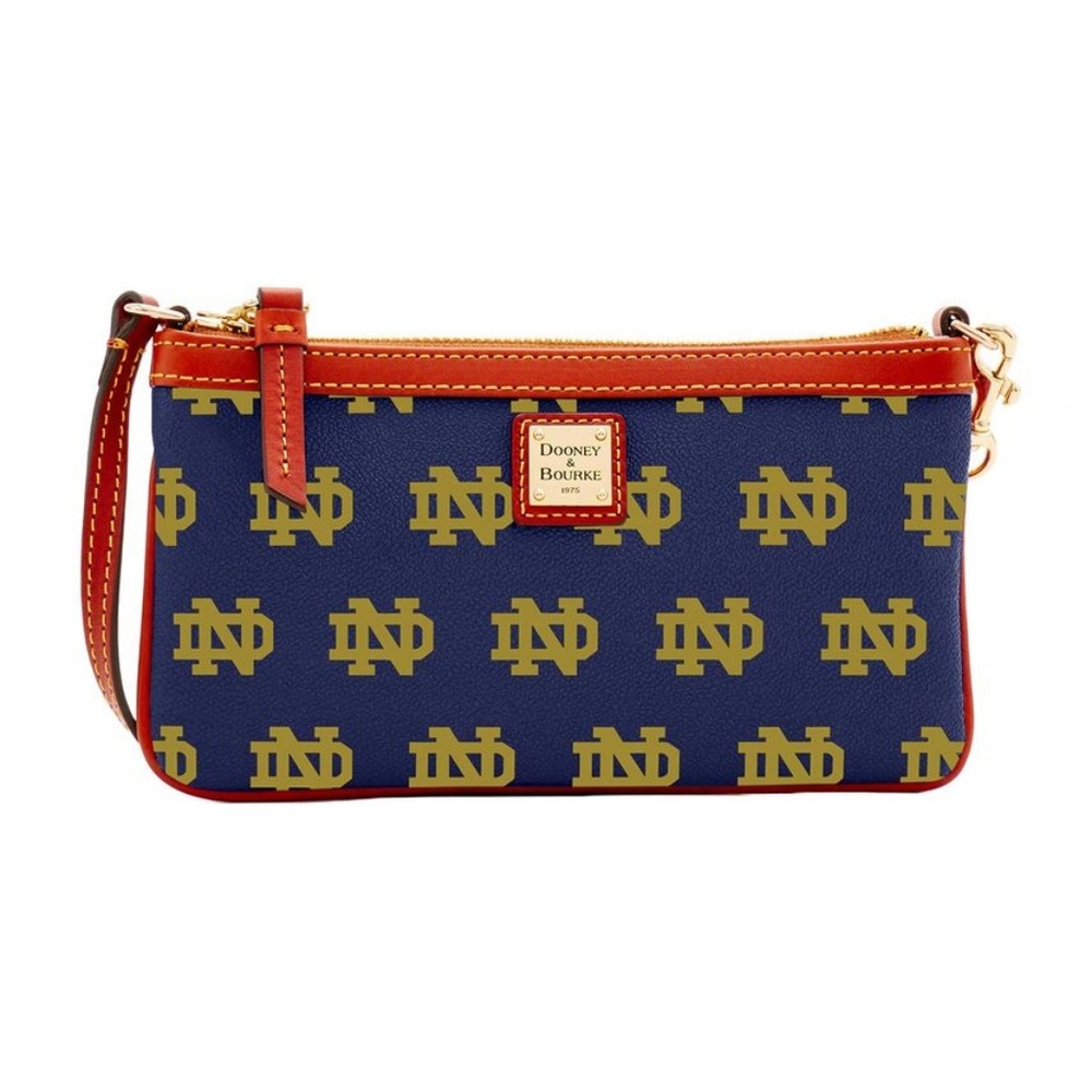 Notre Dame Large Slim Wristlet Dooney & Bourke